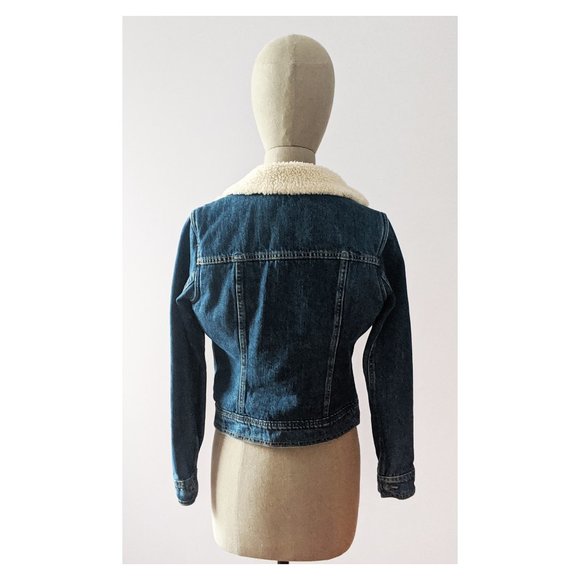 Sherpa lined Denim Jacket XS - Picture 2 of 4